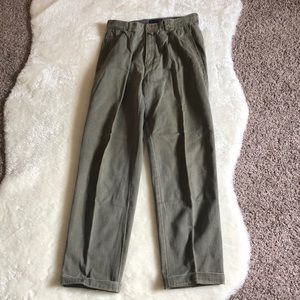 Haggar army green chinos